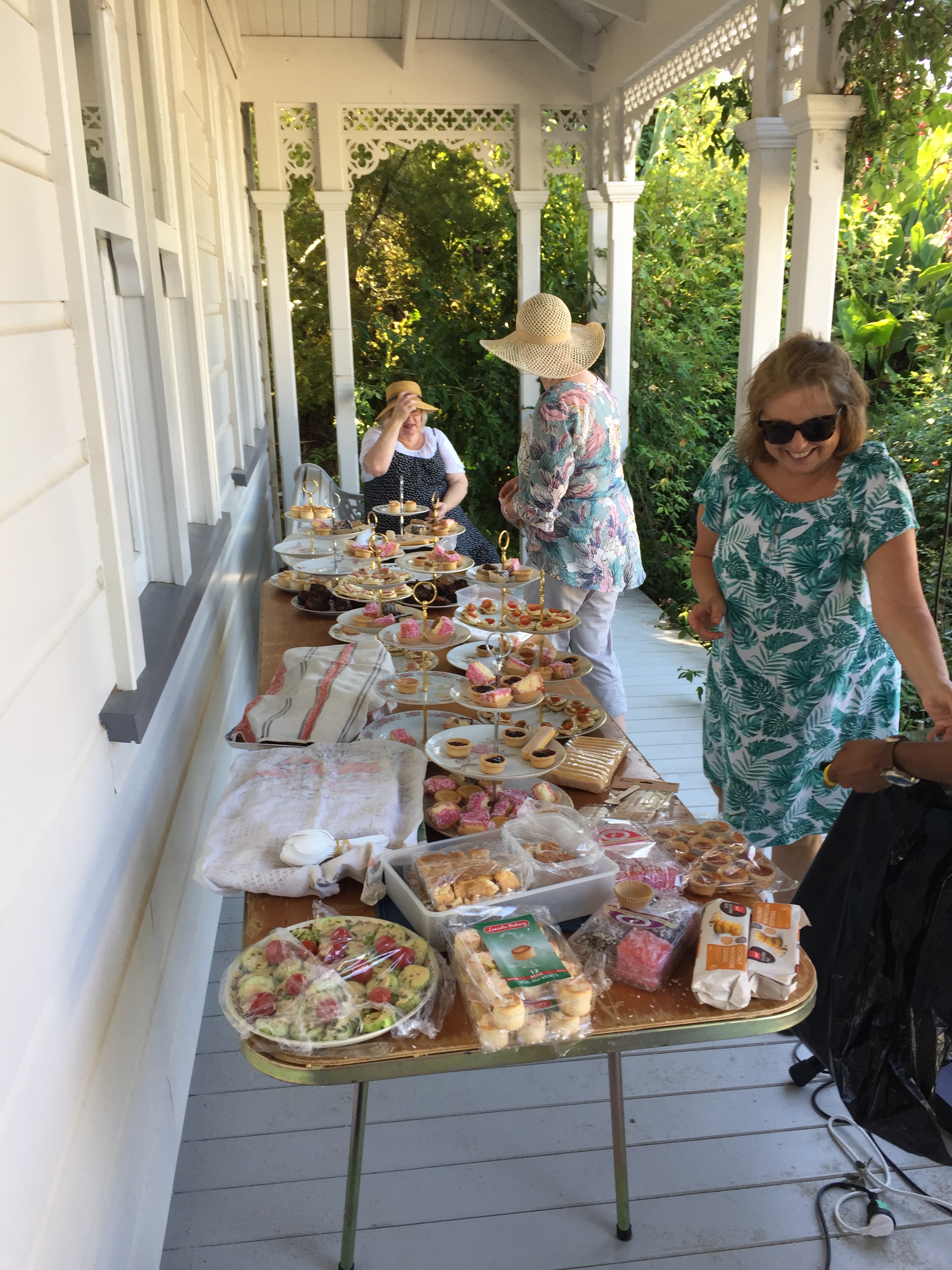 Gardne Party preparations